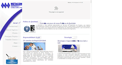 Desktop Screenshot of metaconengenharia-es.com.br